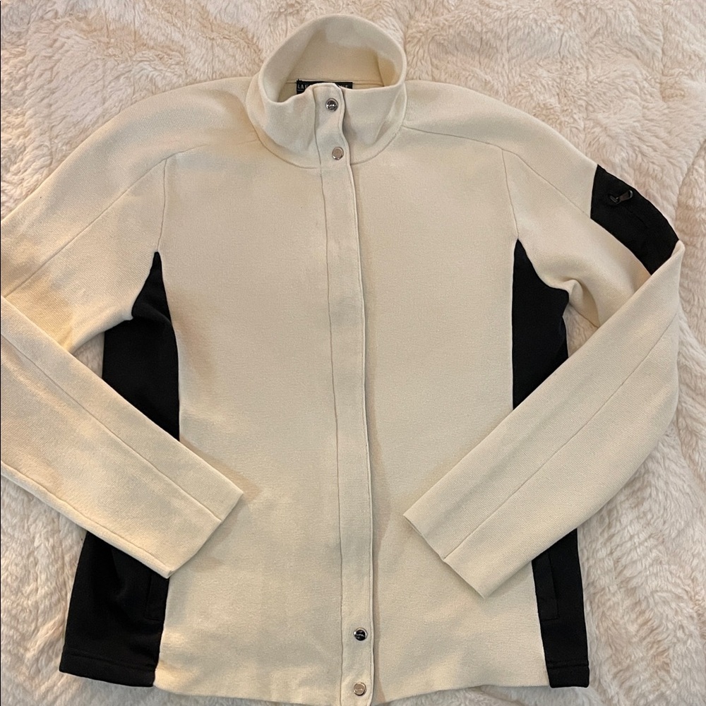 Lauren Active Cream Knit Top